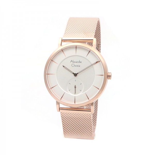Alexandre Christie AC 8586 Rosegold White Man MSBRGSL